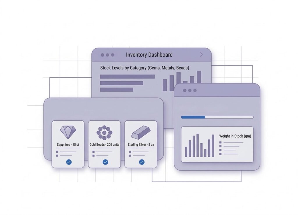 Gem & Material Inventory Tracking