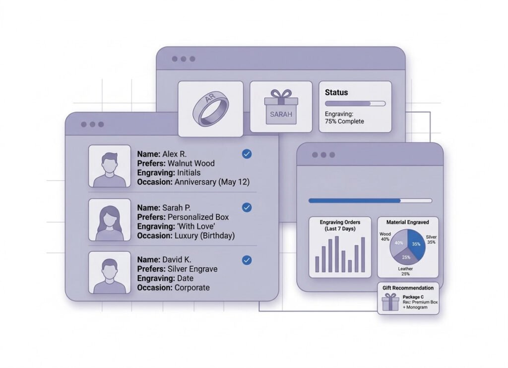 Personalized Gift & Engraving Management