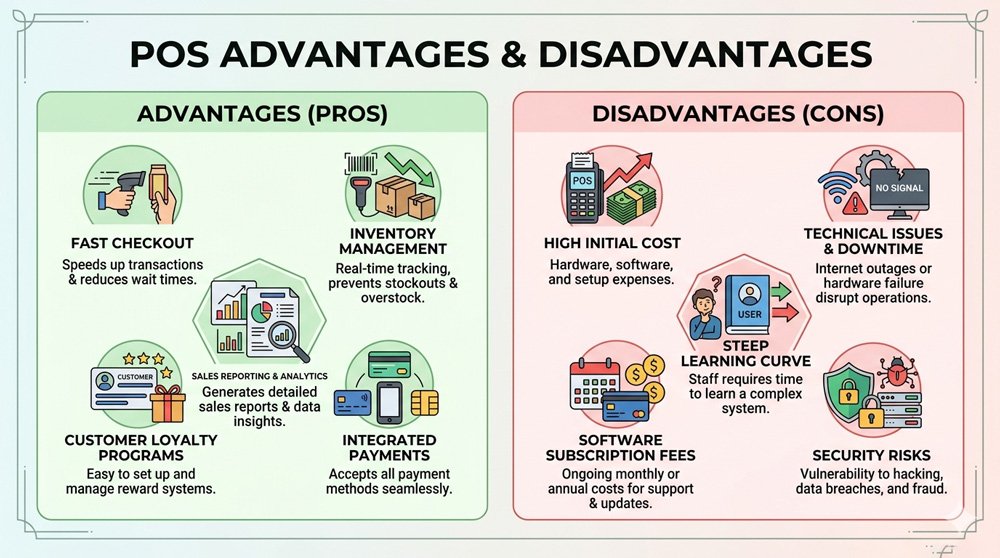 POS Advantages and Disadvantages